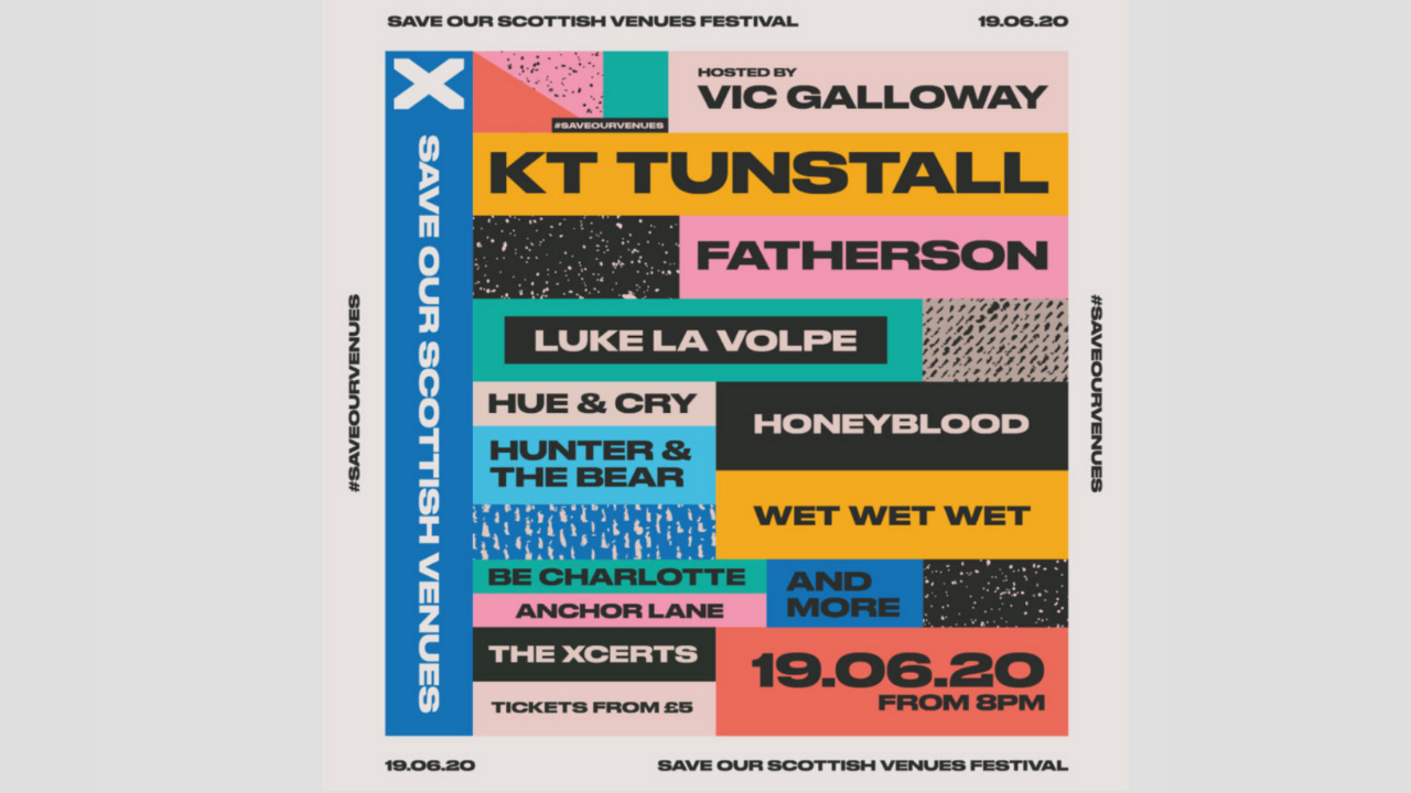 Music Venue Trust announce ‘Save Our Scottish Venues’ virtual festival