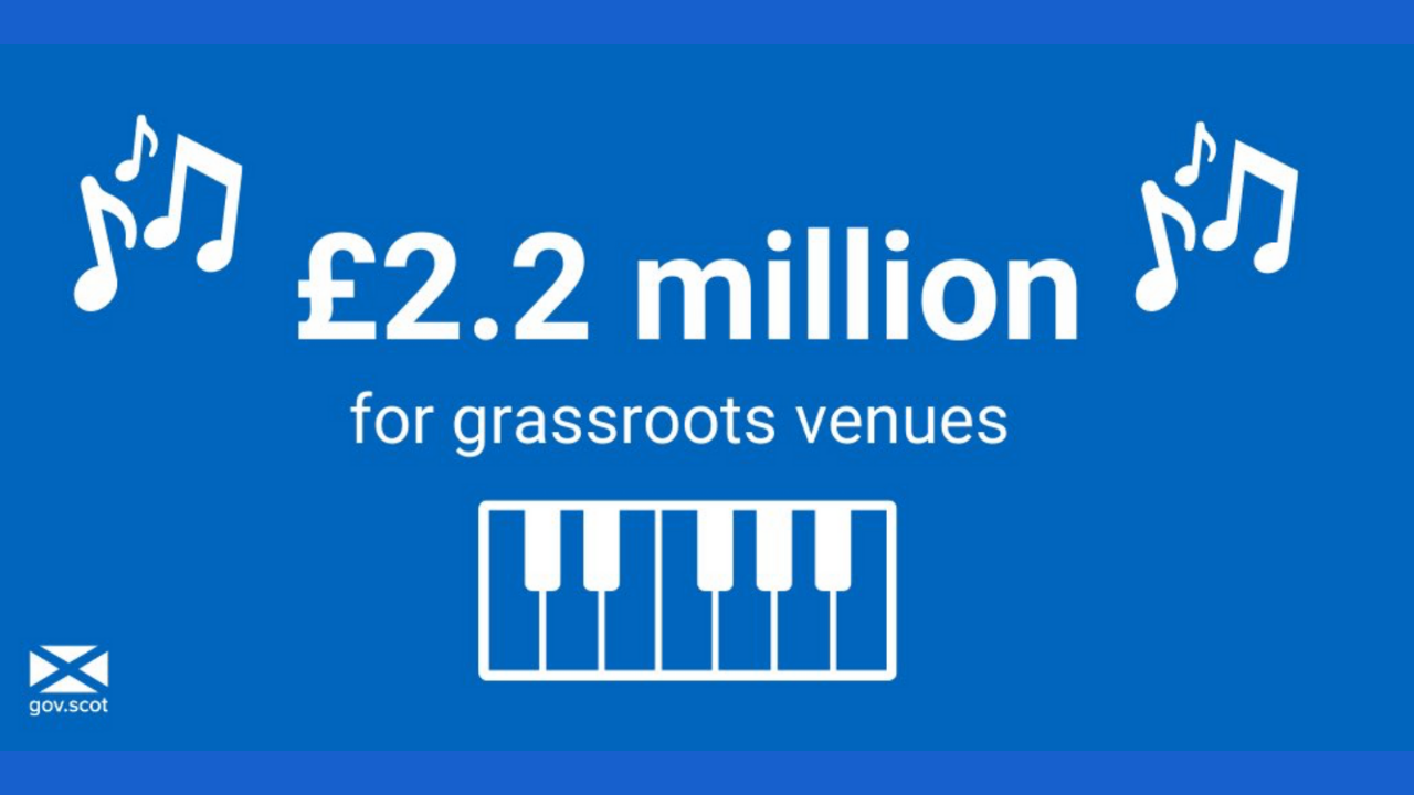 Scottish Government Announces £2.2 Million Fund To Support Grassroots Music Venues