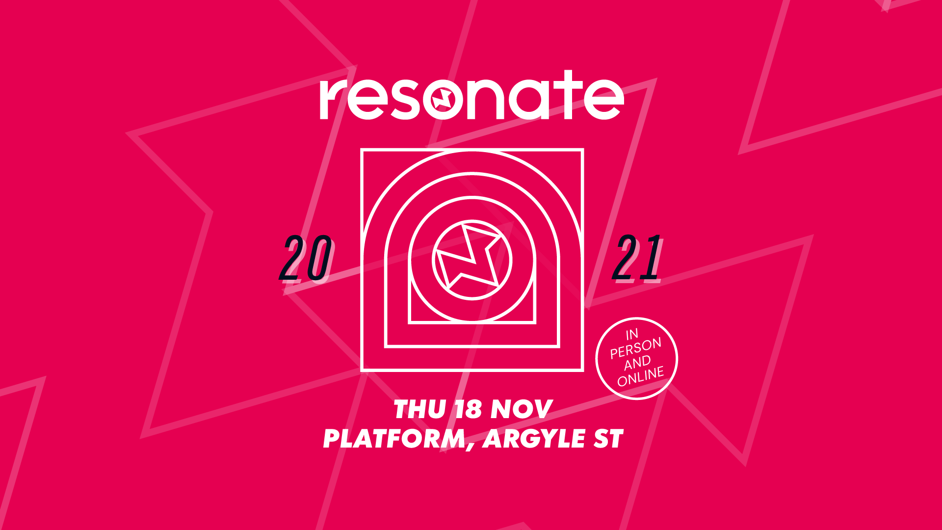 RESONATE ANNOUNCE SPEAKERS FOR 2021 HYBRID EVENT