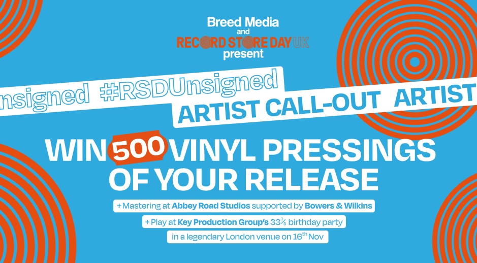 OPPORTUNITY: #RSDUnsigned – GET YOUR MUSIC PRESSED & HEARD