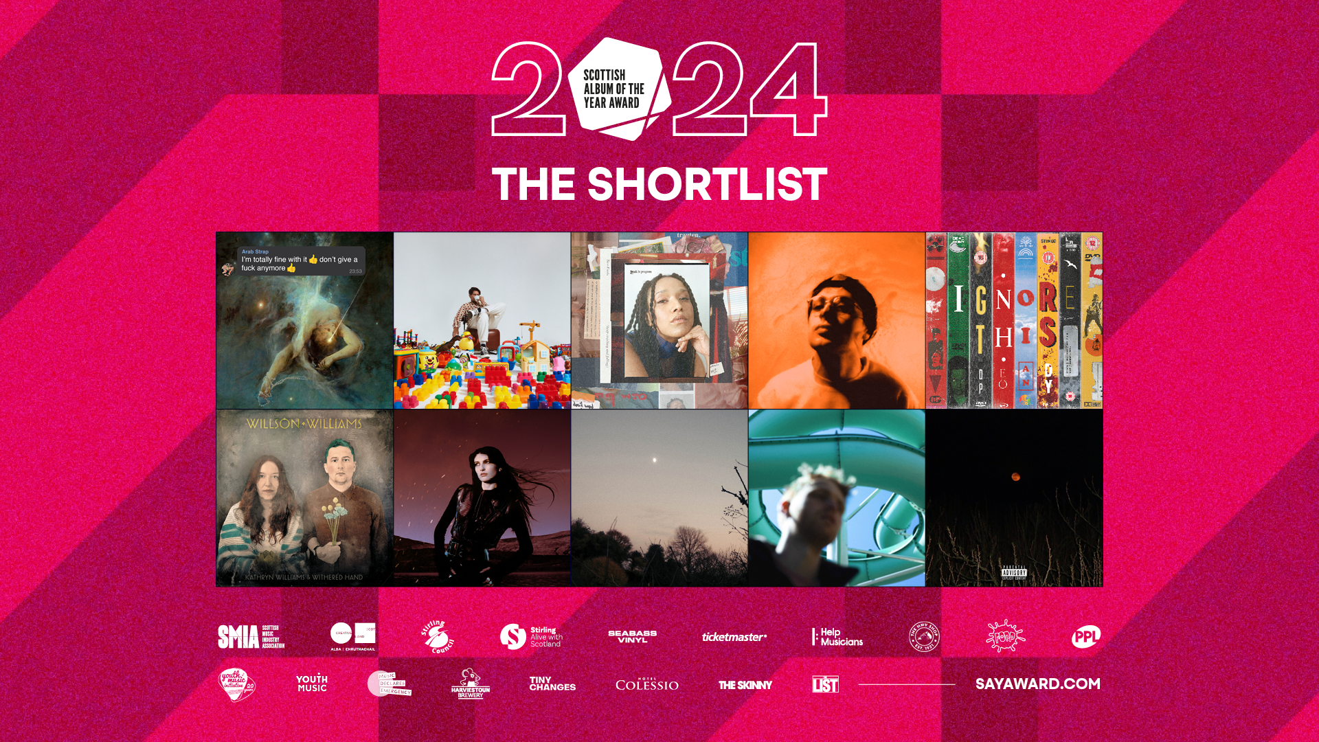 The SAY Award Shortlist 2024